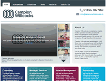 Tablet Screenshot of campionwillcocks.co.uk